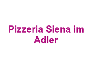 Pizzeria Siena im Adler Logo