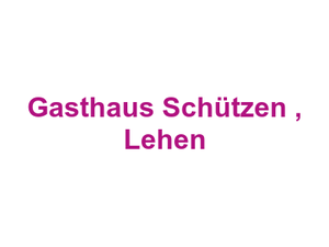 Gasthaus Schützen , Lehen Logo