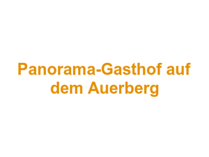 Panorama-Gasthof auf dem Auerberg Logo