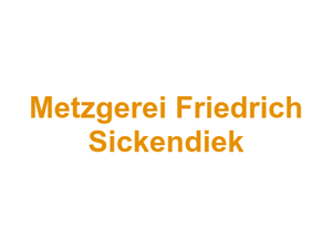 Metzgerei Friedrich Sickendiek Logo