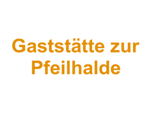 Gaststätte zur Pfeilhalde Logo