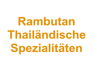 Rambutan Thailändische Spezialitäten Logo