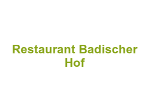 Restaurant Badischer Hof Logo