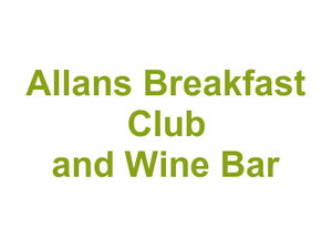 Allans Breakfast Club and Wine Bar Logo