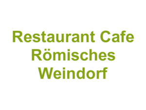 Restaurant Cafe Römisches Weindorf Logo