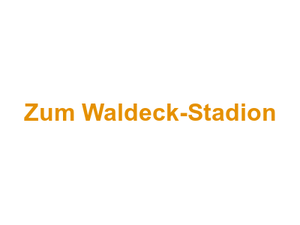 Zum Waldeck-Stadion Logo