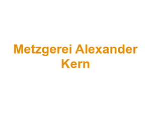 Metzgerei Alexander Kern Logo