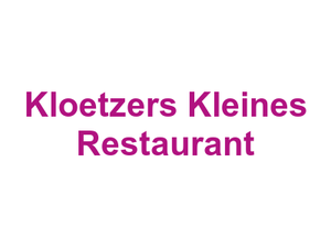 Kloetzer's Kleines Restaurant Logo