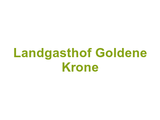 Landgasthof Goldene Krone Logo