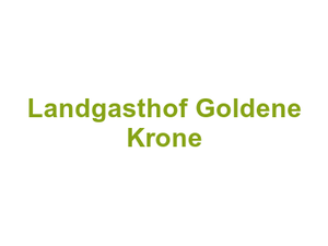 Landgasthof Goldene Krone Logo