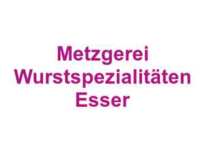 Metzgerei Wurstspezialitäten Esser Logo