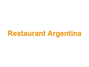 Restaurant Argentina Logo