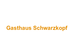 Gasthaus Schwarzkopf Logo