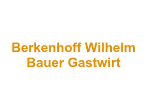 Berkenhoff Wilhelm Bauer Gastwirt Logo