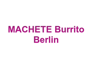 MACHETE Burrito Berlin Logo