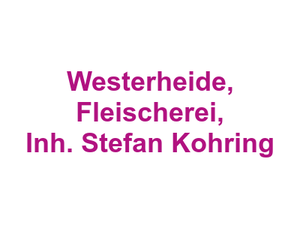 Metzgerei Gustav Westerheide, Fleischerei, Inh. Stefan Kohring Logo