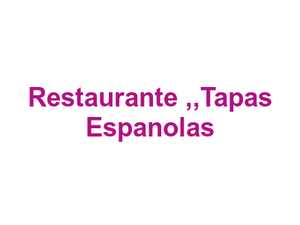 Restaurante ,,Tapas Espanolas" Logo