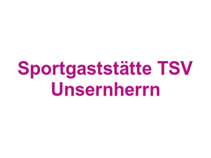 Sportgaststätte TSV Unsernherrn Logo