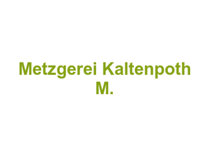 Metzgerei Kaltenpoth M. Logo