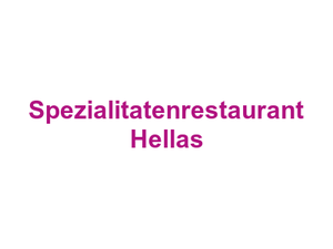 Griechisches Spezialitatenrestaurant Hellas Logo