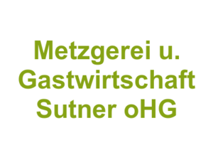Metzgerei u. Gastwirtschaft Sutner oHG Logo