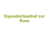 Esposito/Gasthof zur Rose Logo