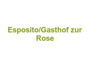 Esposito/Gasthof zur Rose Logo