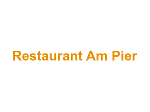 Restaurant Am Pier Logo