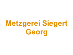 Metzgerei Siegert Georg Logo