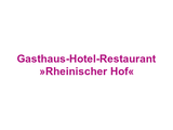 Gasthaus-Hotel-Restaurant »Rheinischer Hof« Logo