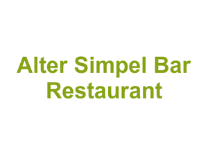 Alter Simpel Bar Restaurant Logo