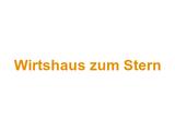 Wirtshaus zum Stern Logo