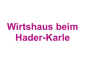 Wirtshaus beim Hader-Karle Logo