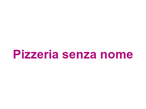 Pizzeria senza nome Logo