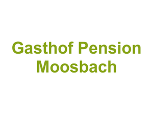 Gasthof Pension Moosbach Logo