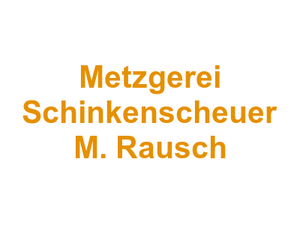 Metzgerei Schinkenscheuer M. Rausch Logo