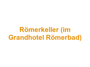 Römerkeller (im Grandhotel Römerbad) Logo