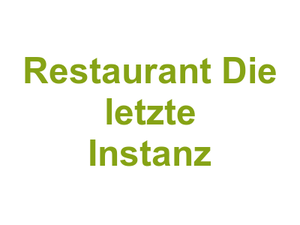 Restaurant Die letzte Instanz Logo