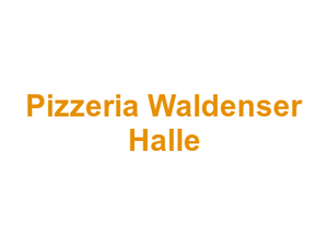 Pizzeria Waldenser Halle Logo