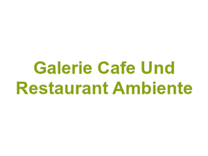 Galerie Cafe Und Restaurant Ambiente Logo
