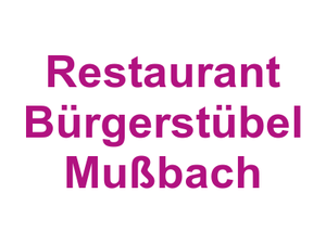 Restaurant Bürgerstübel Mußbach Logo