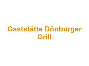 Gaststätte Dönburger Grill Logo