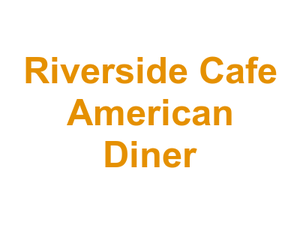 Riverside Cafe American Diner Logo