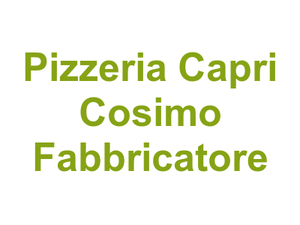 Pizzeria Capri Cosimo Fabbricatore Logo