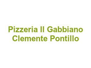 Pizzeria Il Gabbiano Clemente Pontillo Logo