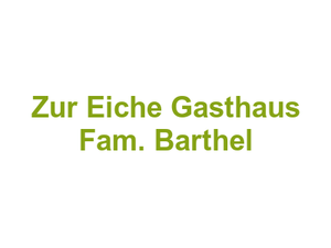 Zur Eiche Gasthaus Fam. Barthel Logo