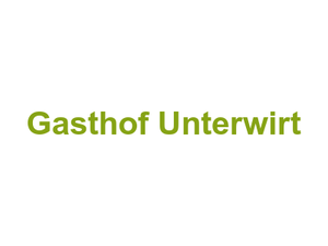 Gasthof Unterwirt Logo