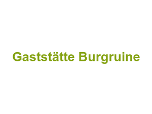 Gaststätte Burgruine Logo