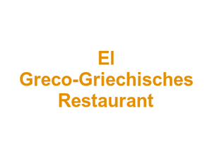 El Greco-Griechisches Restaurant Logo