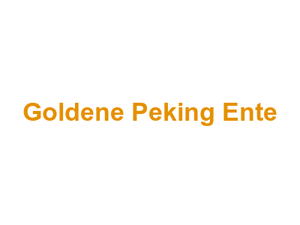 Goldene Peking Ente Logo